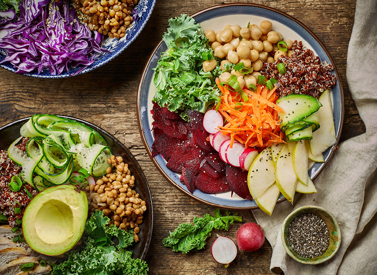 balanced plate of food