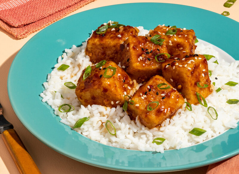 soy glazed tofu